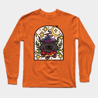 Spooky Cauldron Long Sleeve T-Shirt